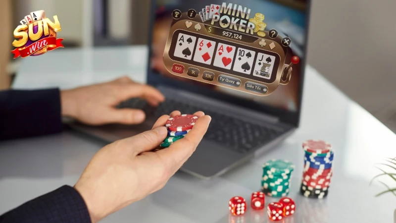 Game thủ cần cân nhắc đặt cược hợp lý ở mỗi ván mini poker