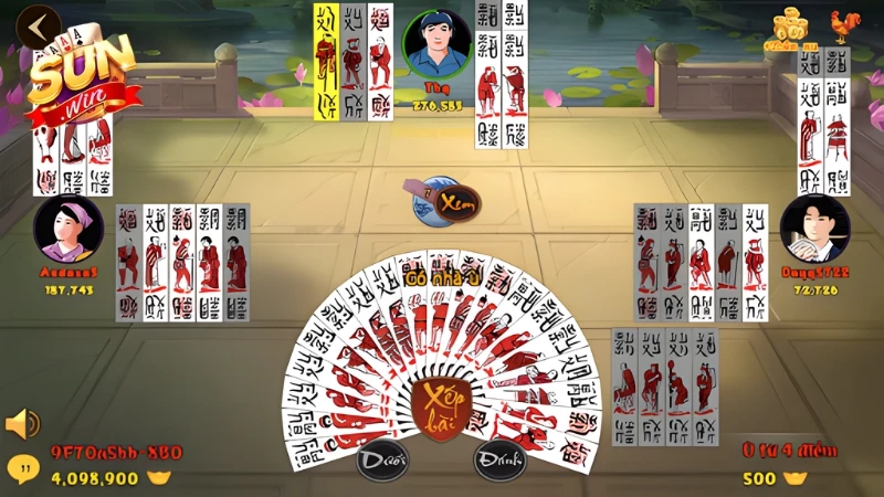 Chắn là game bài dân gian quen thuộc, sử dụng bộ bài tổ tôm 120 quân