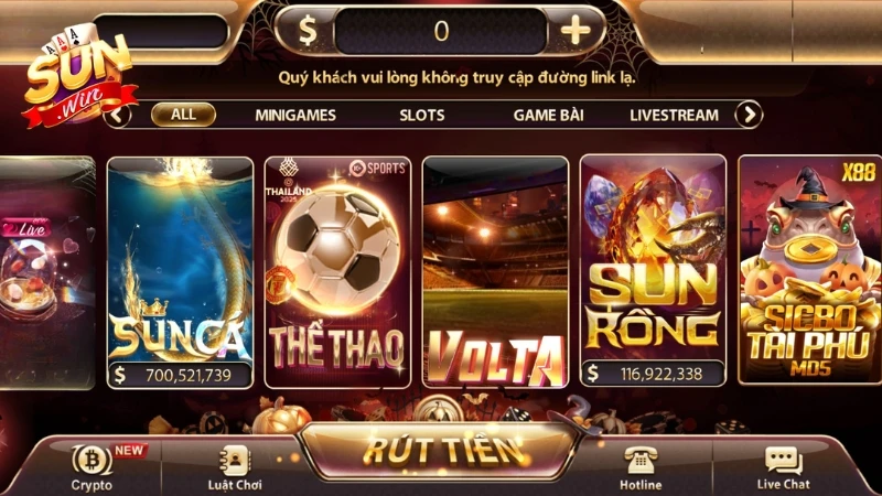 Người chơi cần vào đúng link SunWin chính thức mới nhất