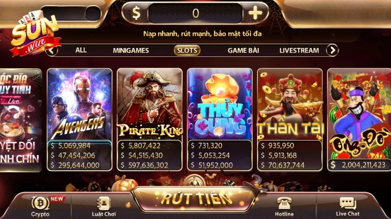 Kho game Nổ Hũ với đa dạng chủ đề cùng giải Jackpot tiền tỷ