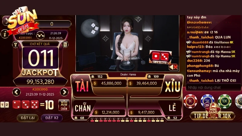 Game được ghi hình trực tiếp nên rất minh bạch, không có sự gian lận hay can thiệp